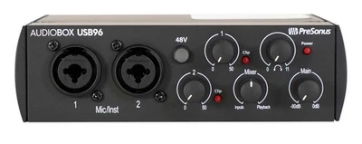 PRESONUS AUDIOBOX 96 Black 2x2 Audio Recording USB Interface 25th Anniversary - Image 1 of 4
