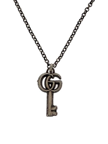 Collana Gucci SV925 SLV con Top Uomo Doppia Chiave G