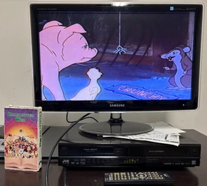 JVC DR-MV150BJ DVD Recorder VHS Hi Fi HDMI Combo Player ~ VCR Works/DVD Doesn't - Picture 1 of 20