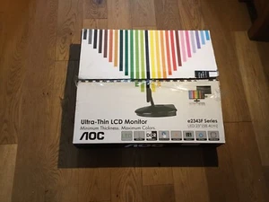 AOC Ultra Thin LCD Monitor 23” - Picture 1 of 9
