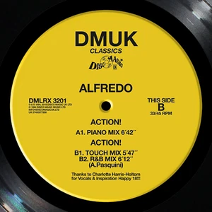 Disco Magic UK - Alfredo "Action!" Full Reissue 12" Vinyl - Standard Edition - Picture 1 of 1
