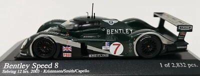 MINICHAMPS 1/43 BENTLEY SPEED8 SEBRING 12 HORAS 2003 KRISTENSEN/SMITH/CAPELLO Foto 1 de 4