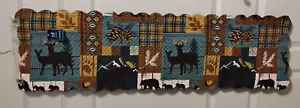 C & F Home Table Runner Reversible Quilted Rustic Cabin 14 X 51 New No Box - Picture 1 of 8