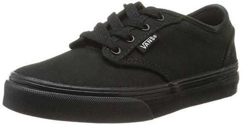 Scarpa da skate bambino Vans Atwood tela VN0KI5186 nero nero 100% originale nuova