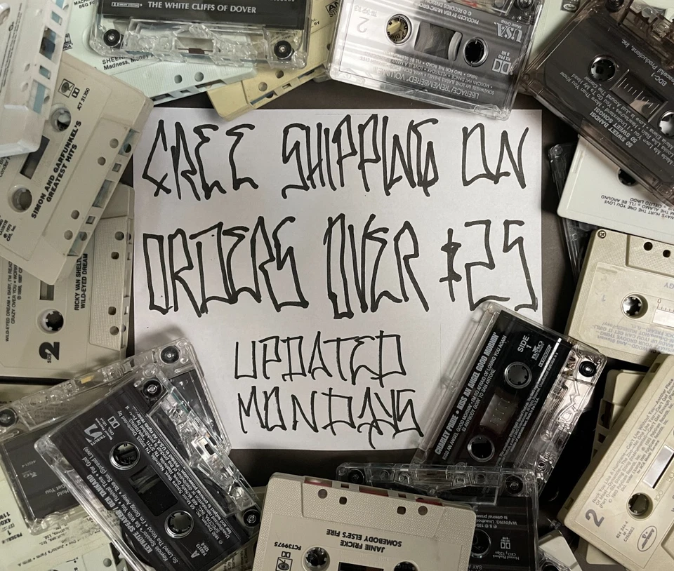 $2.5 BARGAIN BIN CASSETTE TAPES BUILD YOUR OWN LOT *BUY 10+ GET FREE SHIPPING* - Image 1 of 1