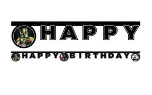 Star Wars Happy Birthday Banner. Star Wars Birthday Party Decorations Supplies - Picture 1 of 3