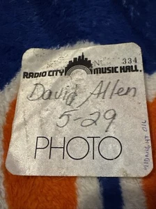 MIDNIGHT OIL - MAY 29, 1990 - RADIO CITY MUSIC HALL - PHOTO PASS - Picture 1 of 1
