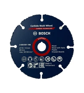 Bosch Trennscheibe 2608901196 Carbide Multi Wheel Ø 76 x 10 mm --- blau --- - Bild 1 von 5