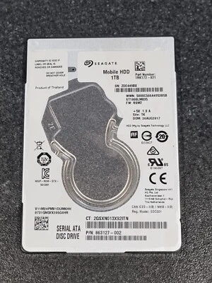 Disque Dur Interne 2.5" Seagate 1To - ST1000LM035 - Photo 1/3