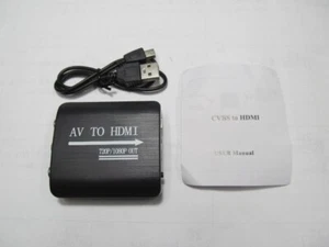 RCA to HDMI Converter Adapter AV 1080P or 720P For TV Audio Video Composite. New - Picture 1 of 4