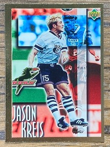 Upper Deck Bandai MLS Gold Card 1997 Jason Kreis Dallas Burn