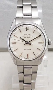 Rolex Perpetual Air-King SS Mens Watch 5500 All 100% Original, Low Use NICE 1972 - Picture 1 of 11