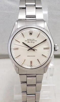 Rolex Perpetual Air-King SS Mens Watch 5500 All 100% Original, Low Use NICE 1972 - Image 1 of 4