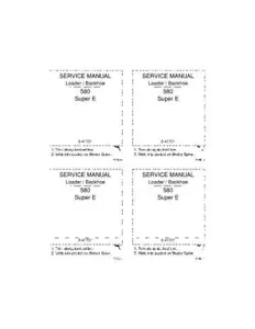 CUSTODIA 580E 580SE TERNA CARICATORE REVISIONI 1 & 3 MANUALE DI SERVIZIO COMPLETO - Foto 1 di 1