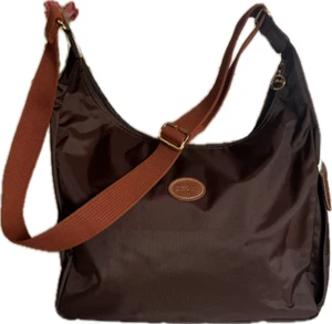 LONGCHAMP Le Pliage Handtasche Umhängetasche Hobo Bag Beuteltasche braun - Bild 1 von 4
