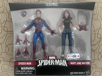 Hasbro Marvel Legends Spider-man Mary Jane MJ Watson 2016 Toys R Us  2 pack NIB — 第 1/2 张图片