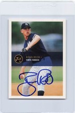 2000 Just #81 Brian Reith Yankees Signed Auto *J849