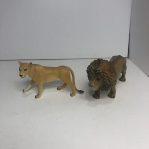 Lion & Lioness Terra by Battat – Wild Life Set – Animal Toy Figures - Picture 1 of 20