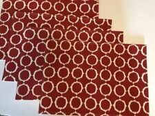 Table Red Placemats Set Colordrift New York Set 4  Home Decor Style  #B6