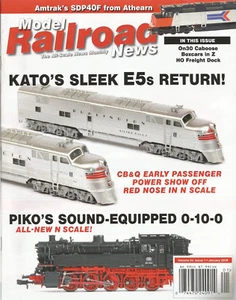 MODEL RAILROAD NEWS MAGAZINE VOLUME 24 ISSUE 1 JANUARY 2018 - Picture 1 of 1