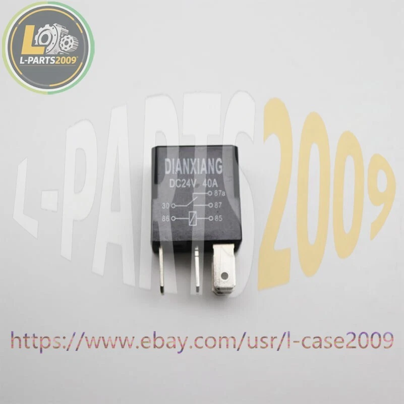 Relay 5-Pin 156700-2190 24V 40A for Komatsu PC200 PC360-7 Hitachi ZAX200 ZAX470 - Image 1 of 1