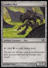 Magic the Gathering MTG Leaden Myr (170) Scars of Mirrodin   NM