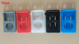 Silicone Rubber Skin Soft Case Cover-For iPod Video 60GB 80GB Classic-THICK THIN - Picture 1 of 20