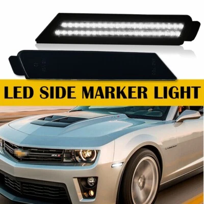 Luces LED delanteras blancas para Chevrolet Camaro 2010 2012 2013 2014 2015 Foto 1 de 4