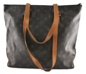 LOUIS VUITTON Monogram Cabas Mezzo Shoulder Tote bag Purse TH 0032 - Picture 1 of 8