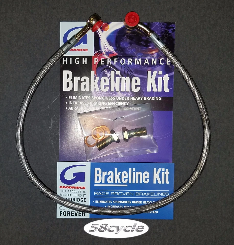 Goodridge Rear Brake Line 2003 2004 2005 2006 2007 2008 SUZUKI SV650S SV 650S  - Image 1 of 1