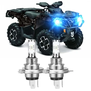 Blue LED Headlight Bulb For Can-Am Outlander Max 400 500 570 650 800 800R 450 - Picture 1 of 11