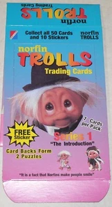 Norfin Trolls by Collect-A-Card in 1992. Empty card box. - Picture 1 of 2