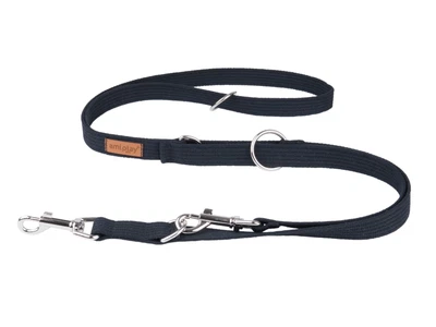 amiplay Cotton Hundeleine 6-in-1 Verstellbar, Bio-Baumwolle, Robust, Flexibel