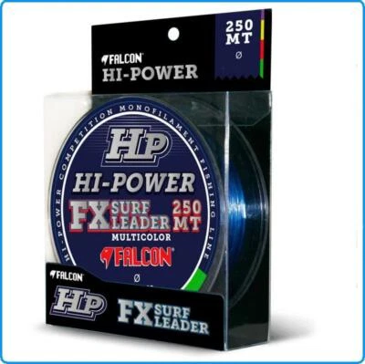 Filo conico Falcon hp multicolor 220m 0.16-0.50mm da surfcasting beachledgering  - Immagine 1 di 2