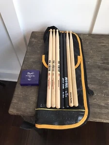 Lot Drum Sticks Vic Firth 5B Nova + SDI General Rock Maple + Rockbag By Warwick - Picture 1 of 6