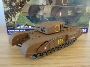 CORGI MILITARY WWII BRITISH ARMY CHURCHILL MK I11 TANK MODEL CC60112 1:50 - Picture 1 of 4