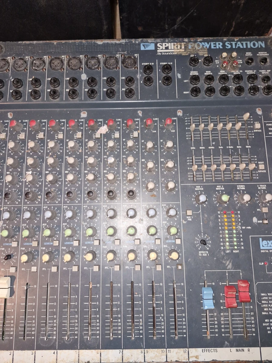 34☆SPIRIT By Soundcraft POWER STATION スピリット サウンドクラフト