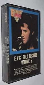 Elvis Presley Gold Records Volume 5 Cassette Tape 1984 RCA AFK1-4941 - Imagen 1 de 5