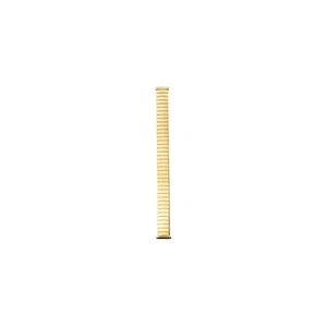 Ladies 10-14 mm Yellow Tone Straight, Spring End Expansion Watch Band - Picture 1 of 2