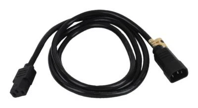 POWER CORD, IEC 60320 C14/C13, 1.8M, Mains Power Cable, Qty.1 | P005-006 - Image 1 of 2