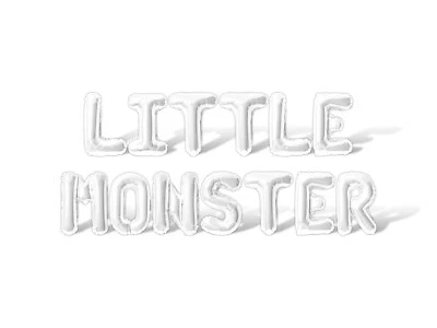 LITTLE MONSTER Letra Globo Banner - Baby Shower Hágalo Usted Mismo Fiesta Suministro Decoraciones Foto 1 de 4