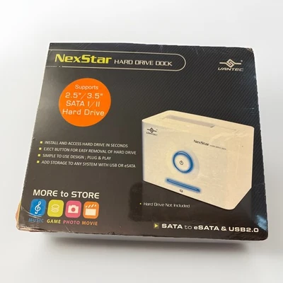 Vantec NexStar Hard Drive Dock NST-D100SU. SEE ALL PICTURES  NEW SEALED - Image 1 of 4