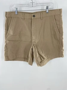 Patagonia Canvas Shorts Mens Size 38 Beige Organic Cotton Outdoor Hiking - Foto 1 di 3