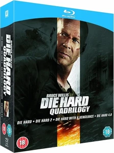 Die Hard Quadrilogy - 1/2/Die Hard With A Vengence/Die Hard 4.0 Blu Ray - New - Picture 1 of 1
