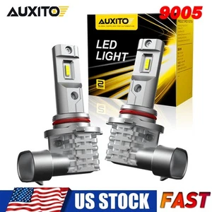 9005 HB3 LED Headlight High Low Beam Bulbs Super Bright 6500K White 20000LM EAH - Picture 1 of 13
