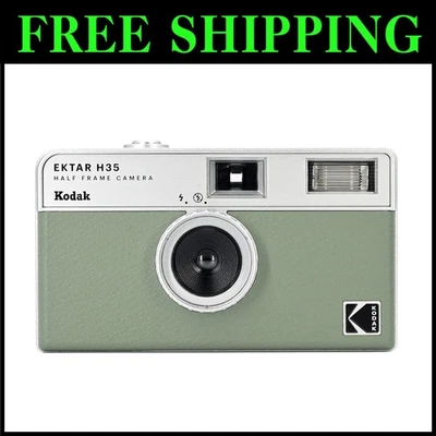 EKTAR H35 Half Frame Film Camera - Reusable & Focus-Free - Image 1 of 4