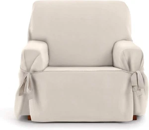 Eysa Levante Colcha Algodón Rosa 190 cm para Sofá 210-250 cm Beige - Imagen 1 de 5