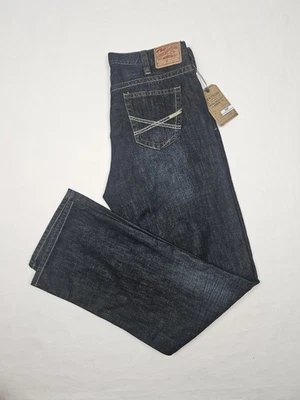 Stetson Jeans Mens 38x38 Blue 1312 Modern Straight Leg Denim - Image 1 of 4