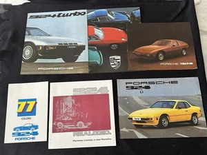 1977 Porsche 924 Brochure Pack, Sales Catalog, Color Chart & 1980 931 Turbo Set - Picture 1 of 15