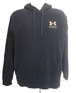 Under Armour Freedom Flag Hoodie Rival Fleece Men's Size M - Picture 1 of 8